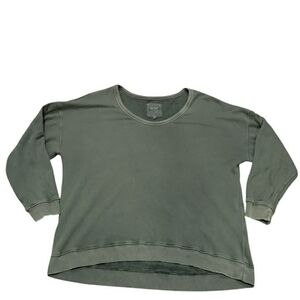 ​Aerie Desert Oversized Sweatshirt Olive Green M Earthcore Gorpcore Lounge